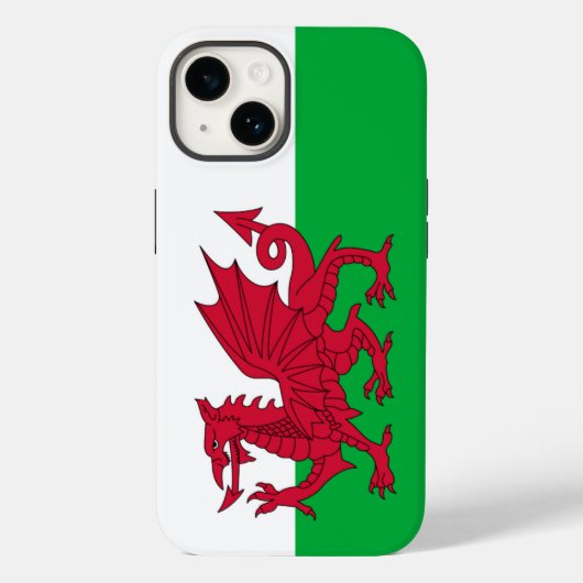 Welsh dragon flag Case-Mate iPhone case (Achterkant)