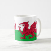 Welsh dragon flag mok (Voorkant rechts)