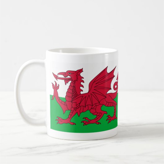 Welsh dragon flag mok (Links)