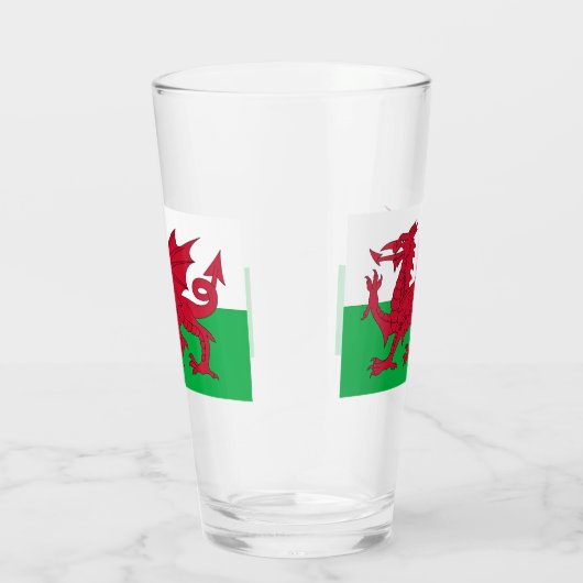 Welsh Dragon ~ Flag of Wales Glas (Rechts)