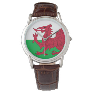 Welsh Dragon ~ Flag of Wales Horloge
