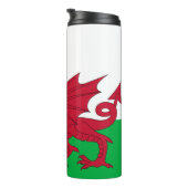 Welsh Dragon ~ Flag of Wales Thermosbeker (Geroteerd rechts)
