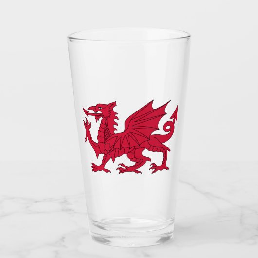 Welsh dragon glas (Voorkant)