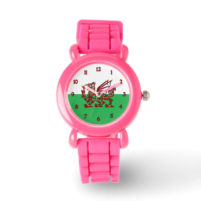 Welsh Dragon Horloge (Voorkant)