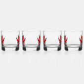 Welsh Dragon Monogram Whisky Glas (Links)