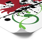 Welsh Dragon Poster (Hoek)