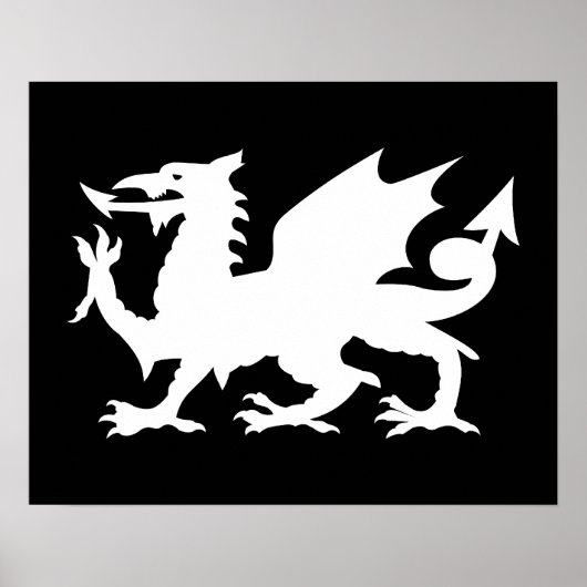 Welsh Dragon Poster (Voorkant)