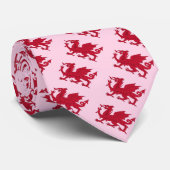 Welsh Dragon Stropdas & Cymru red dragon/Wales (Opgerold)