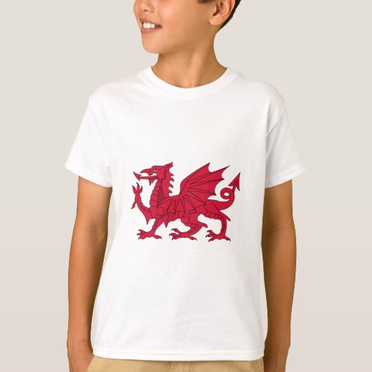 Welsh dragon t-shirt (Voorkant)