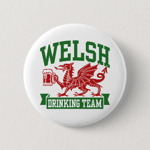 Welsh Drink Team Ronde Button 5,7 Cm