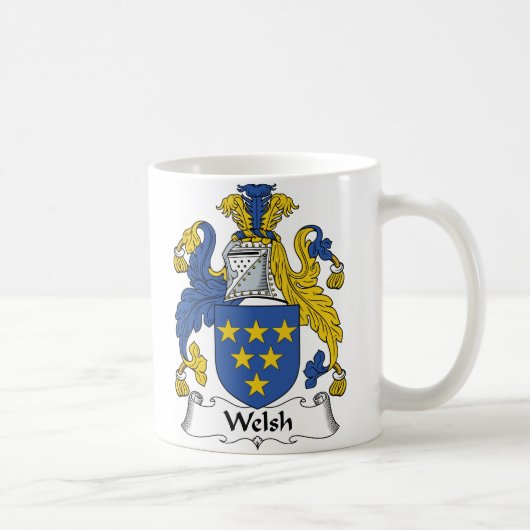 Welsh Family Crest Koffiemok (Rechts)