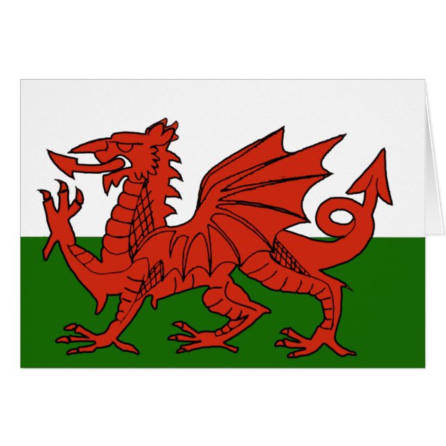 Welsh Flag (Voorkant Horizontaal)