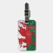 Welsh Flag Bagagelabel (Voorkant verticaal)