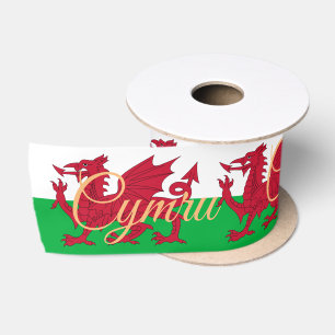 Welsh Flag & Cymru Dragon, Wales vakantie/sport S Lint