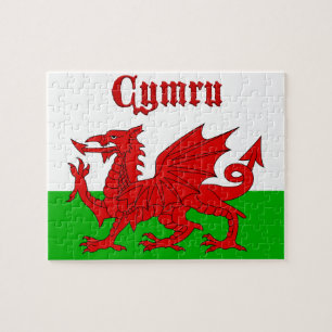 Welsh Flag Cymru Legpuzzel