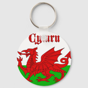 Welsh Flag Cymru Sleutelhanger