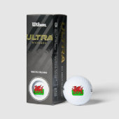 Welsh Flag Golfballen (Verpakking)