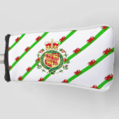 Welsh flag golfheadcover (Voorkant)