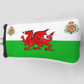 Welsh flag golfheadcover (Voorkant)