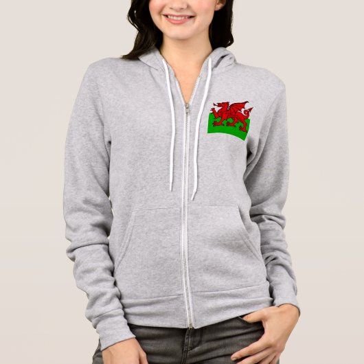 Welsh Flag Hoodie (Voorkant)