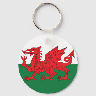Welsh Flag Keyring Sleutelhanger
