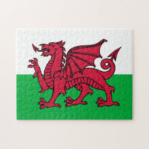 Welsh flag legpuzzel
