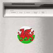 Welsh flag magneet (Insitu (Vaatwasser))