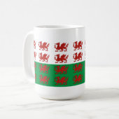 Welsh Flag Mok (Voorkant links)