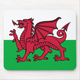 Welsh flag muismat