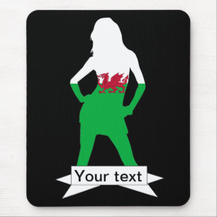 Welsh flag muismat