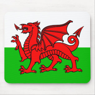 Welsh flag muismat