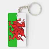 Welsh flag sleutelhanger (achterkant)