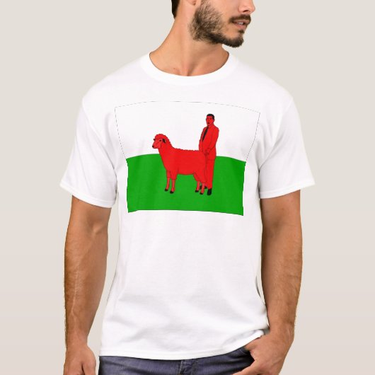 Welsh Flag Spoof T-Shirt (Voorkant)