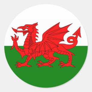 Welsh Flag Sticker