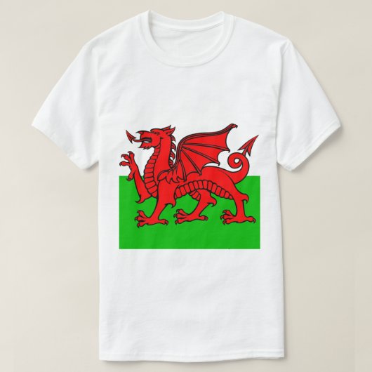 Welsh Flag T-shirt (Design voorkant)