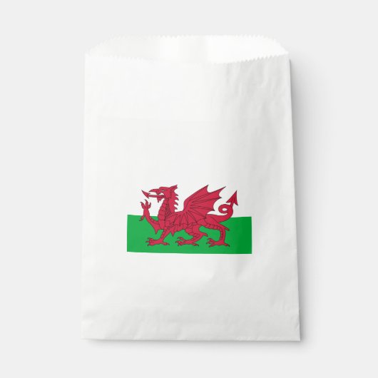 Welsh Flag (Wales) (Welsh Dragon) Bedankzakje (Voorkant)