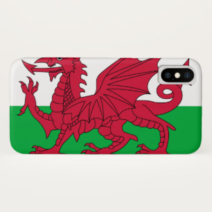 Welsh Flag (Wales) (Welsh Dragon) iPhone X Hoesje