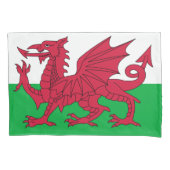 Welsh Flag (Wales) (Welsh Dragon) Kussensloop (Voorkant)
