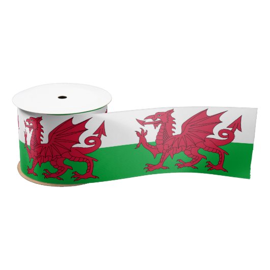 Welsh Flag (Wales) (Welsh Dragon) Lint (Spoel)