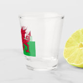 Welsh Flag (Wales) (Welsh Dragon) Shot Glas (Rechts)