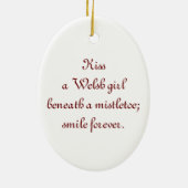  Welsh Girl Ornament (Achterkant)