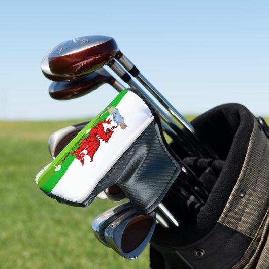 Welsh golfer golfheadcover (Insitu)