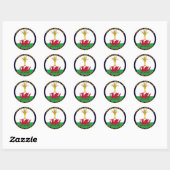 Welsh Guards Ronde Sticker (Vel)