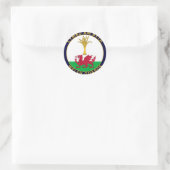 Welsh Guards Ronde Sticker (Tas)