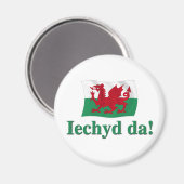 Welsh Iechyd da (Proost!) Magneet (Voorkant / Achterkant)