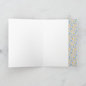 Welsh Language Daisies Grandouders Day Kaart (Binnen)