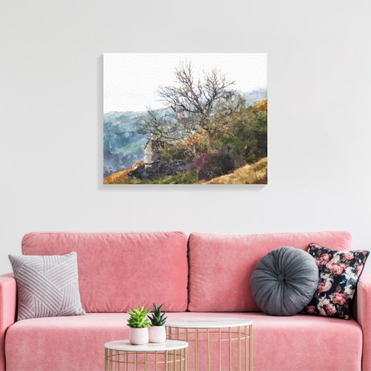 WELSH MOUNTAIN LANDSCAPE CANVAS AFDRUK (Insitu (Woonkamer))