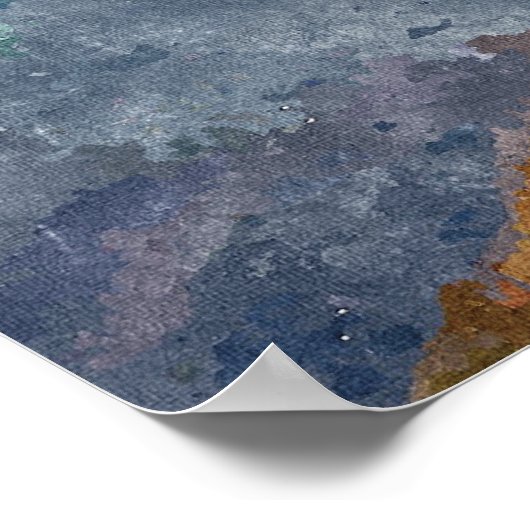 WELSH MOUNTAIN LANDSCAPE POSTER (Hoek)