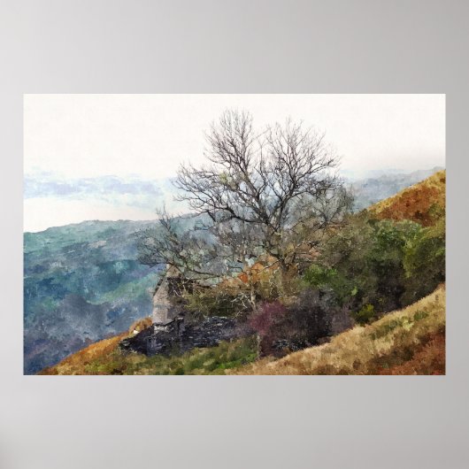 WELSH MOUNTAIN LANDSCAPE POSTER (Voorkant)