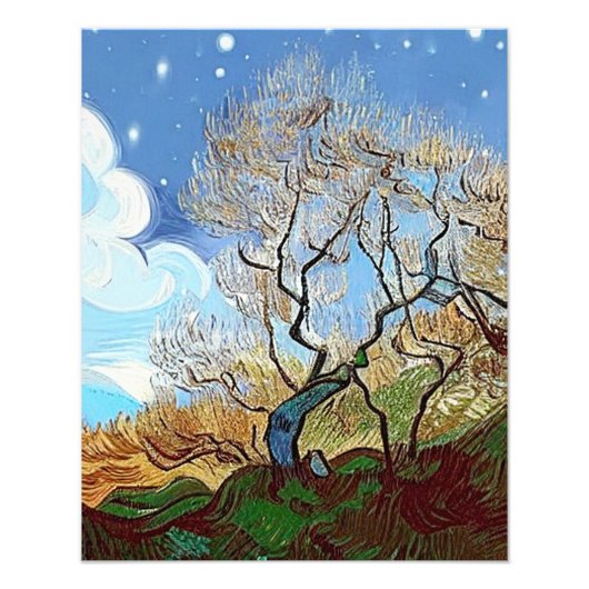 WELSH MOUNTAIN TREE FOTO AFDRUK (Voorkant)